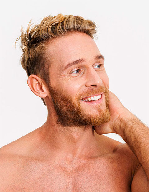 Blond man photo