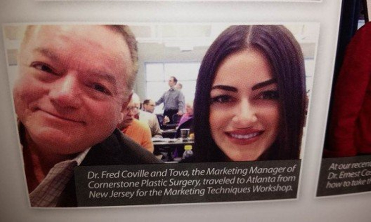 Dr. Fred Coville and Tova at Marketing Techniques Workshop Atlantic County