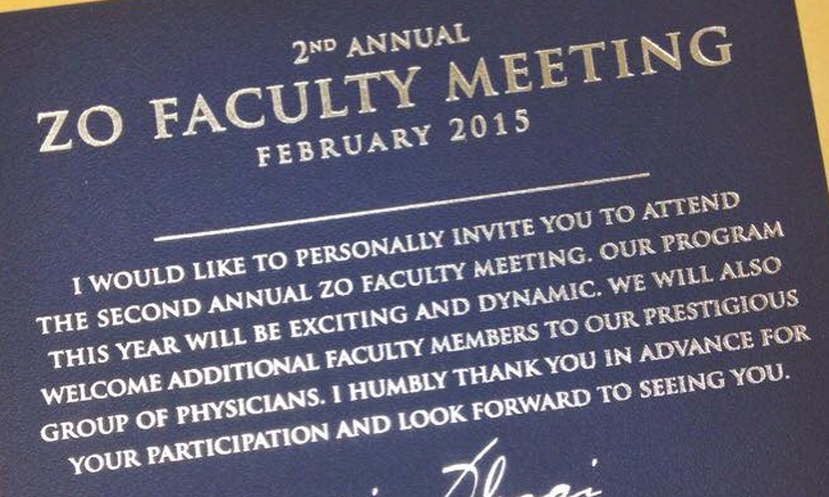 2nd Annual Zo Skin Health Faculty Meeting Atlantic County