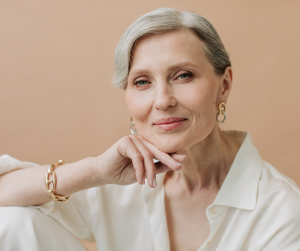 Mature Lady With Smooth Youthful Facial Profile